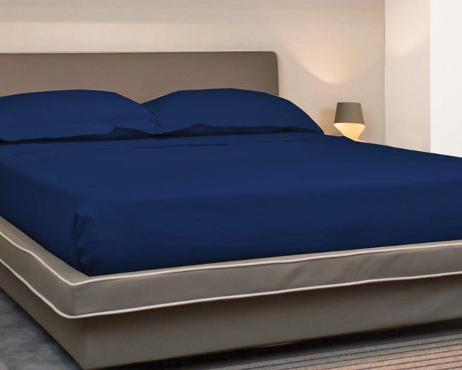 coloured sheets navy