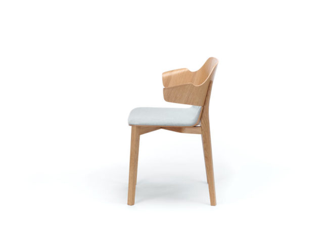 TON Leaf Armchair Upholstered