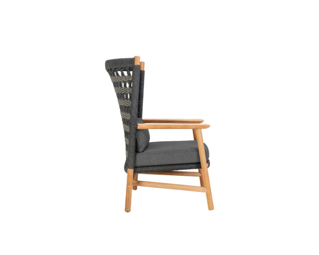 Anatra Teak High Back Loung Chair