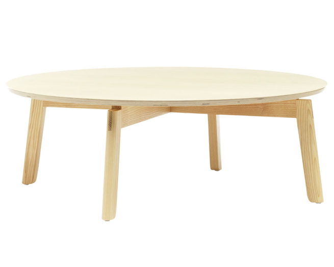 Fogia Area sofa table low lacquered oak x